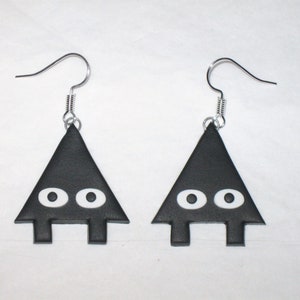 Triangle Earrings,Shape Trilogy Earrings,Teacher Earrings,Librarian Earrings,Teacher Gift Earrings,Triangle Jewelry,Black Triangle Earrings