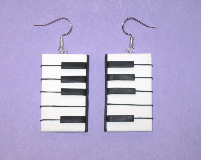 Piano Earrings,Keyboard Earrings,Piano Key Earrings,Music Earrings,Music Teacher Earrings,Pianist Earrings,Piano Lover Earrings,Music,Gift