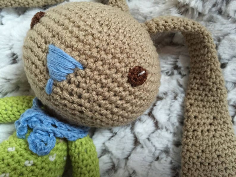 Patron PDF Doudou au crochet Amigurumi Lapin DIY