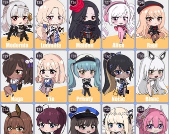 Nikke Acrylic Charms Series A