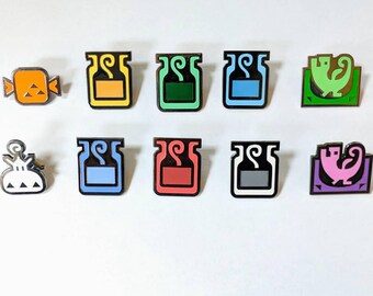 Monster Hunter Enamel Pins