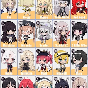 Nikke Acrylic Charms Series B