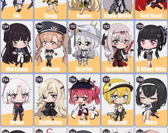 Nikke Acrylic Charms Series B