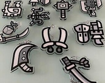 Monster Hunter Acrylic Charms