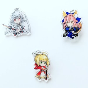 Fate Serie Acryl Anhänger (Schicksal: Extella, Fate/Stay Night)