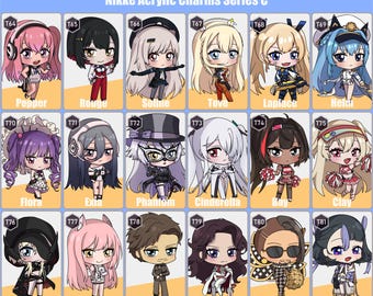 Nikke Acrylic Charms Series C