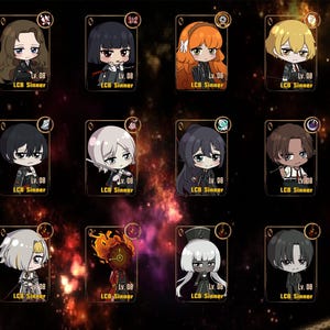 Limbus Company LCB Sinners - Identities Acrylic Charms(And Vergilius, Charon, Dante, and Kromer)