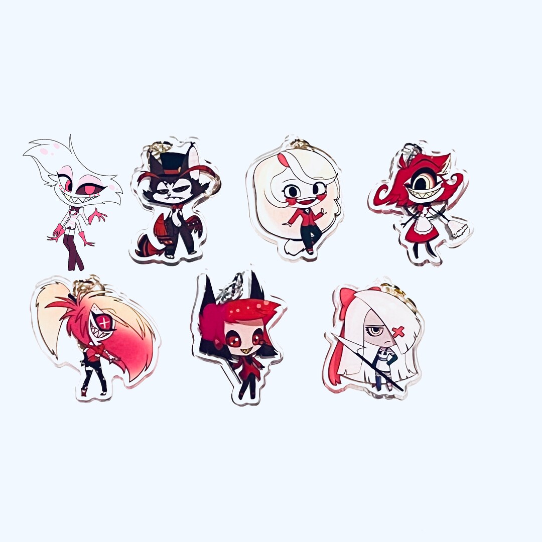 Hazbin Hotel Acrylic Charms - Etsy