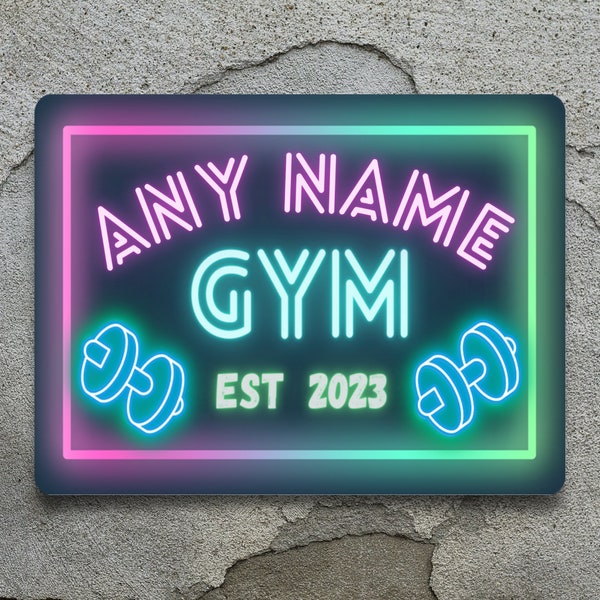 Home Gym Decor Etsy