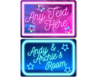 Personalised Room Sign: Kids Playroom Decor, Boys Bedroom Girls Bedroom