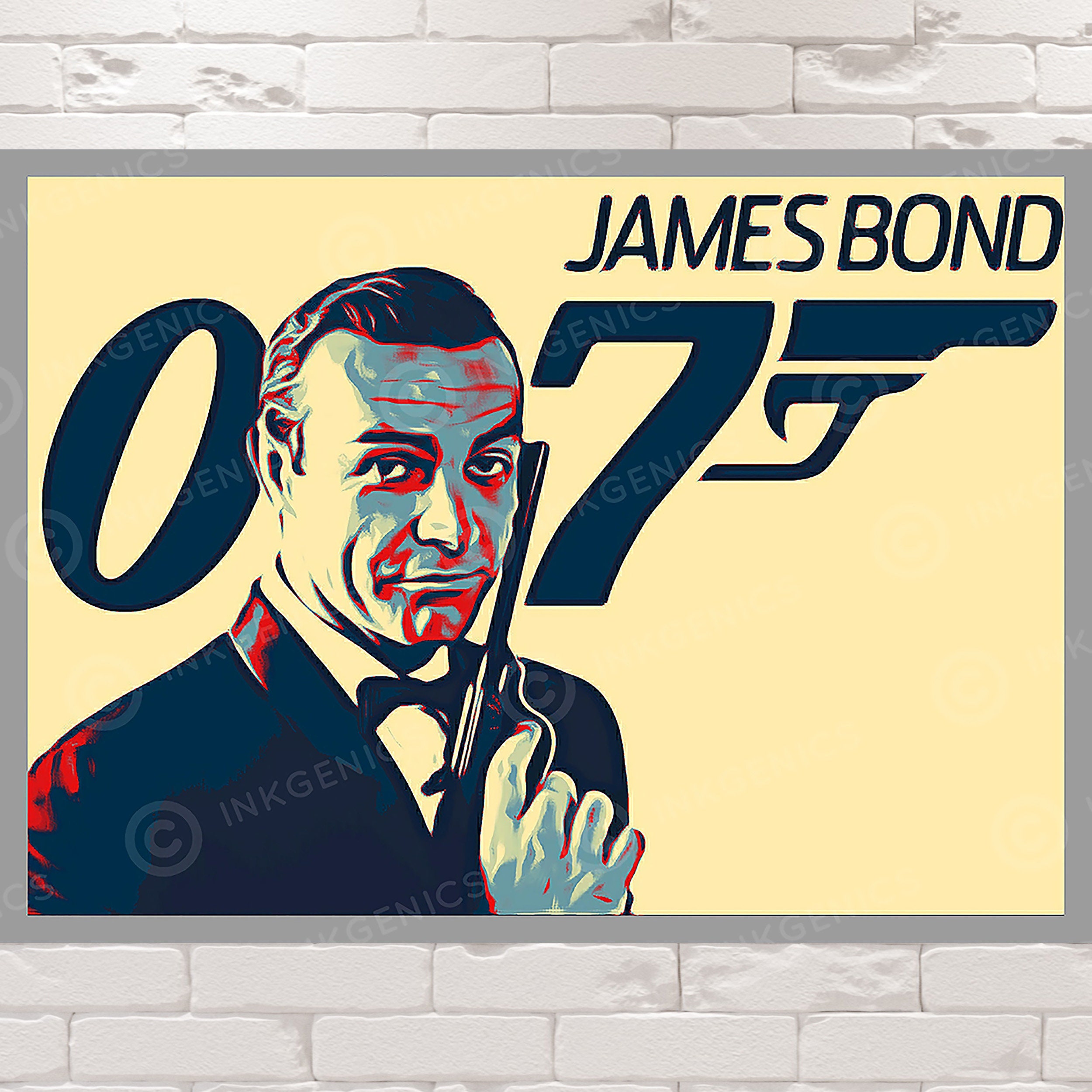 METAL SIGN 007 James Bond Sean Connery Wall Decor Home | Etsy