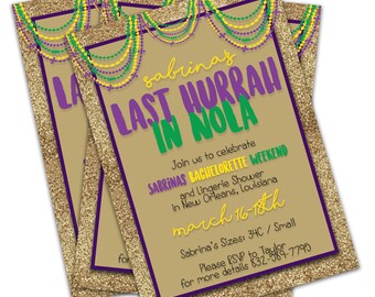 New orleans invite | Etsy
