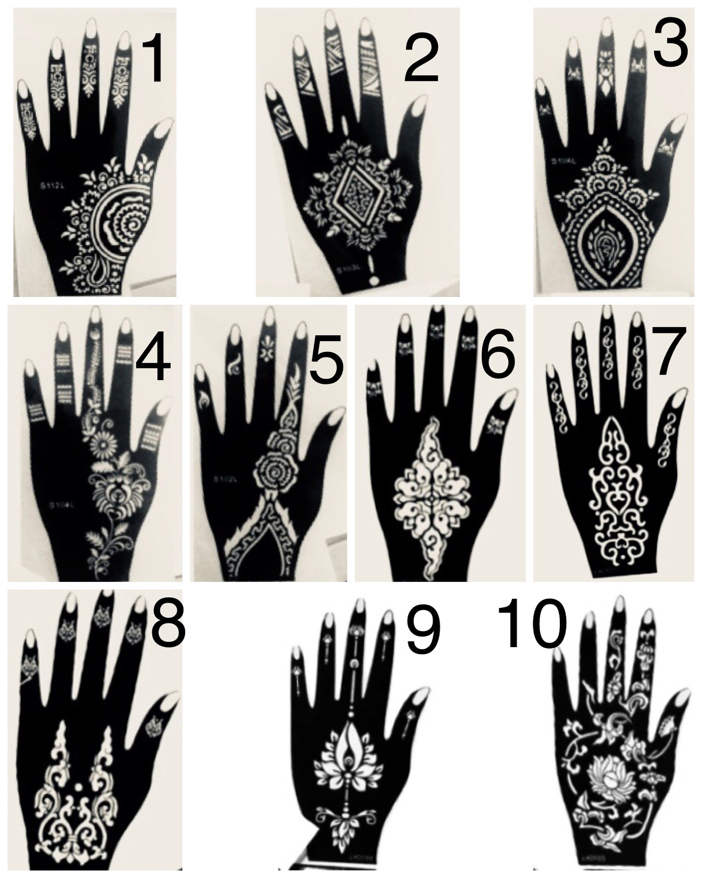 single henna stencil design henna stencils tattoo tattoo etsy