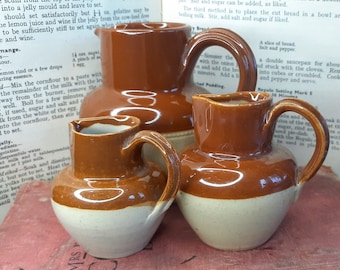 Victorian Trio of Miniature Jugs - Lovatt Langley Mill England