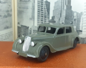 Dinky Toys Riley Saloon 40a Gris Vintage - Meccano LTD - Fabricado en Inglaterra