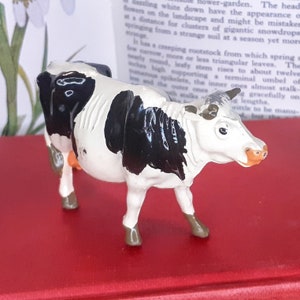Vintage Timpo Holstein/Friesian Cow - Hollow-cast 1950s