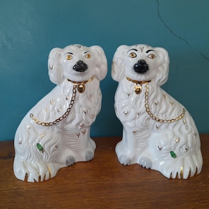 英国Beswick ベスウィック スタッフォードシャードッグ ペア 1378-6 英国Beswick ベスウィック スタッフォードシャードッグ ペア 1378-6