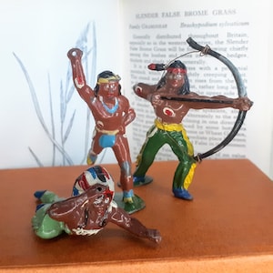 Vintage Timpo Indianer Trio - Wild West Serie (1950s)