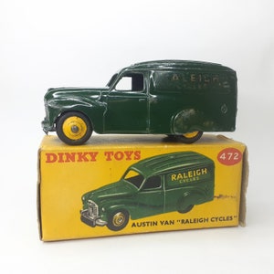 Vintage Dinky Toys 472 Austin Van &quot;Raleigh Cycles&quot;  - Boxed - Meccano LTD