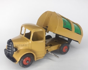 Camión de basura Bedford de juguete Dinky Toy vintage de 25 V - Meccano Ltd - Fabricado en Inglaterra