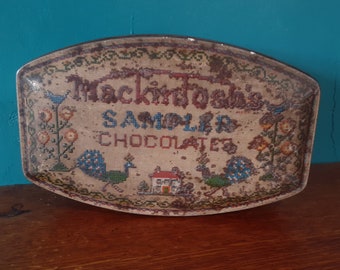 Antique Mackintosh's "Sampler" Chocolate Large Tin - 1920s