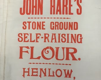 Vintage Mehlsack - John Hare's - Henlow, Bedfordshire - New Old Stock