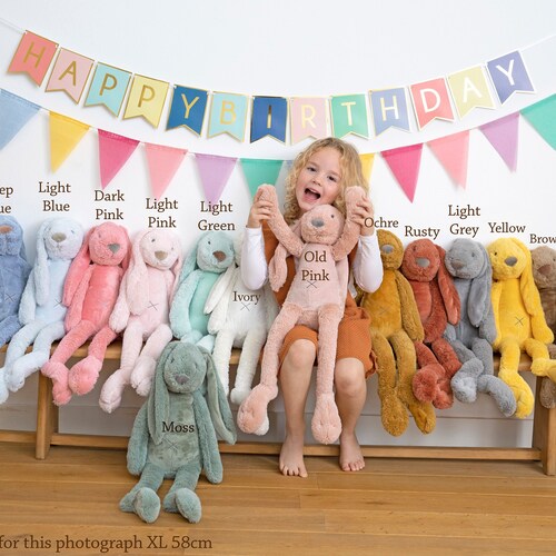 Toys Toys & Games Kids Birthday Gift Flower Girl Gift Personalized Bunny Rabbit Soft Toy Newborn