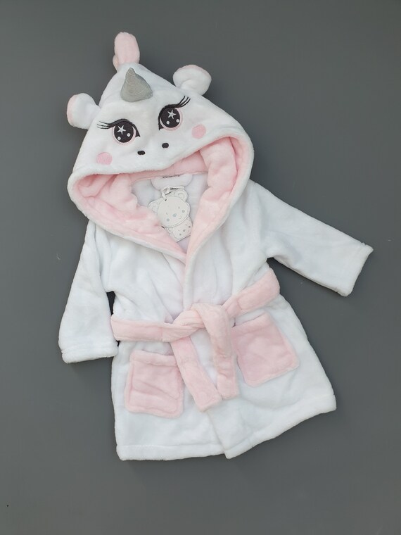 unicorn dressing gown baby