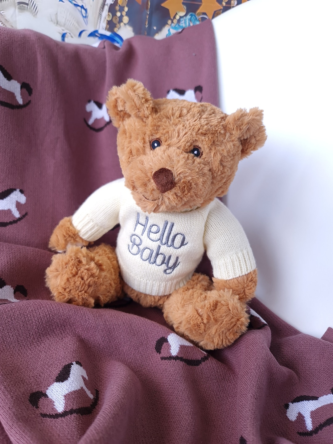 Personalise Teddy Bear,custom Teddy Bear, Personal Message ,1st ...