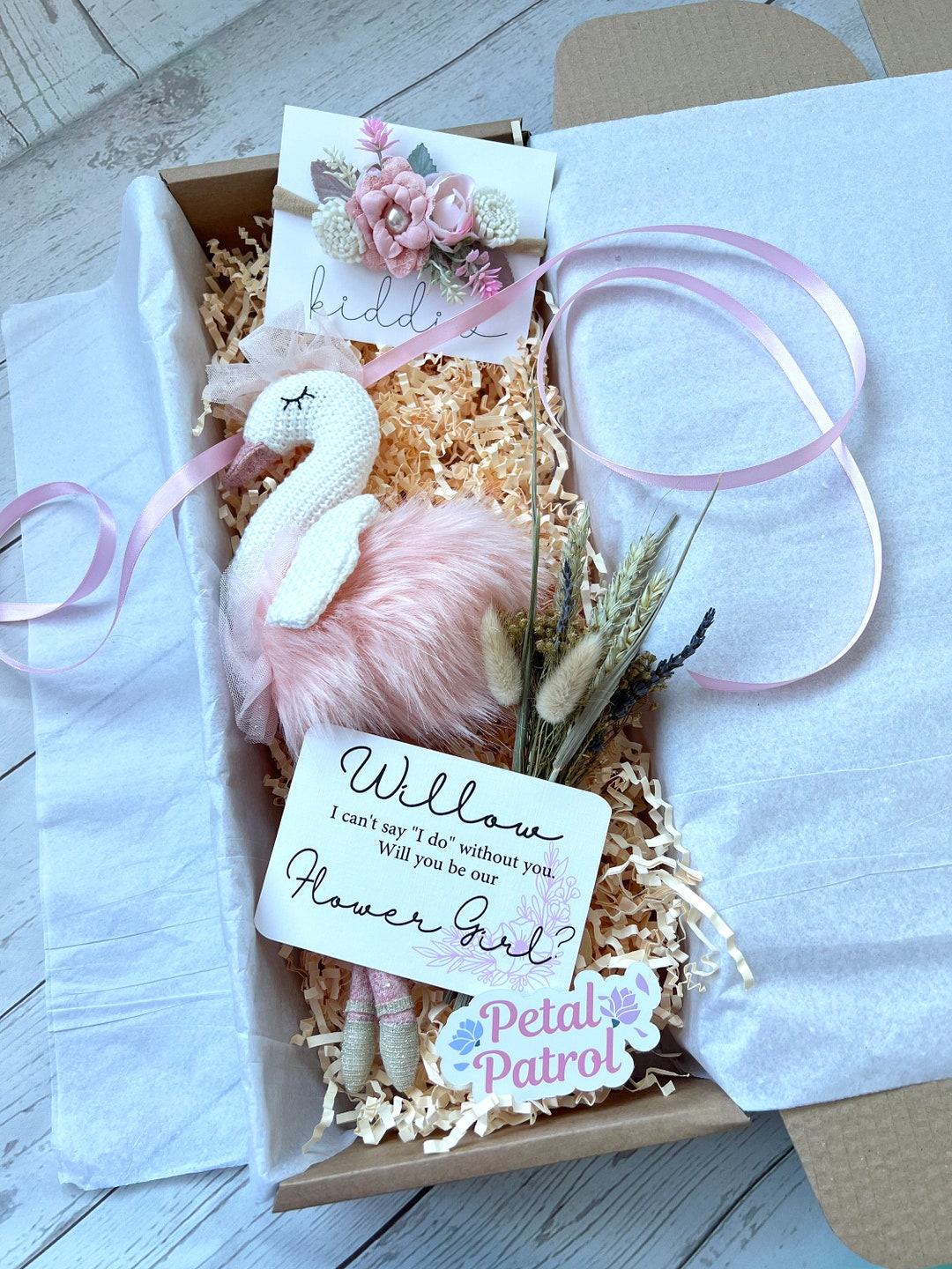 Flower Girl Proposal Flower Girl Custom Gift Flower Girl Etsy