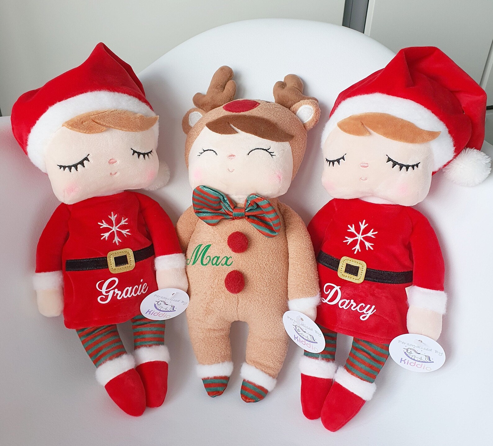 Personalized Christmas Soft Toy Dolls Kids Ragdoll Gift Baby Etsy UK