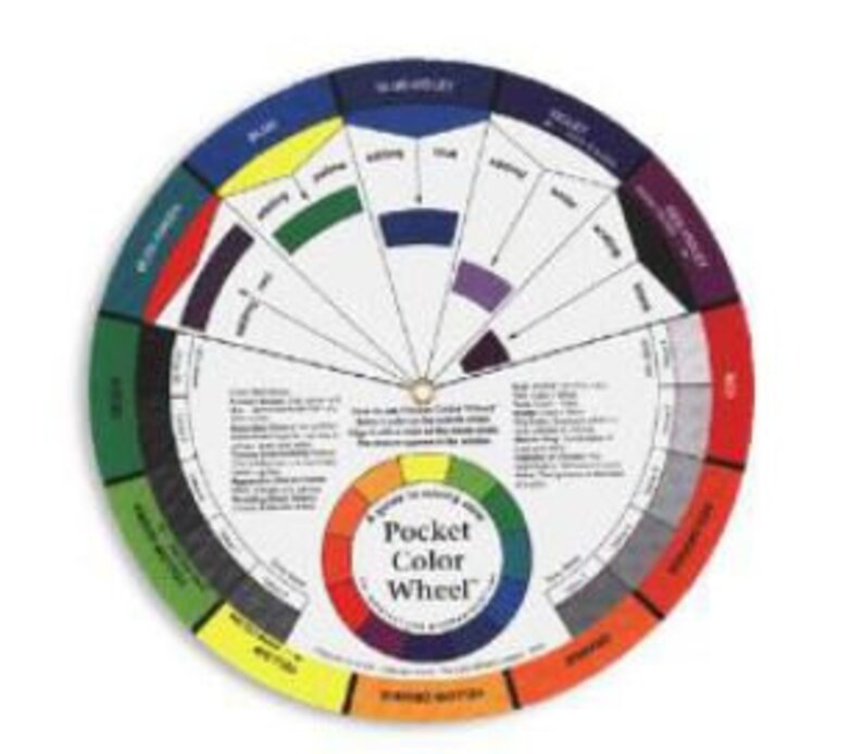 Pocket Hair Color Wheel for Cosmetologists Etsy