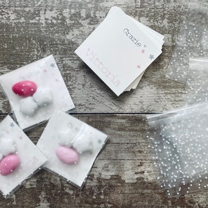 Bustine porta confetti con cartoncino personalizzato