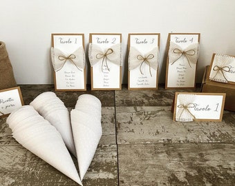 106 Carte Dei Posti Per Matrimonio - Con Bordo Oro, Stand Autonomo, Per Tavoli, Eventi E Celebrazioni - Foto 8