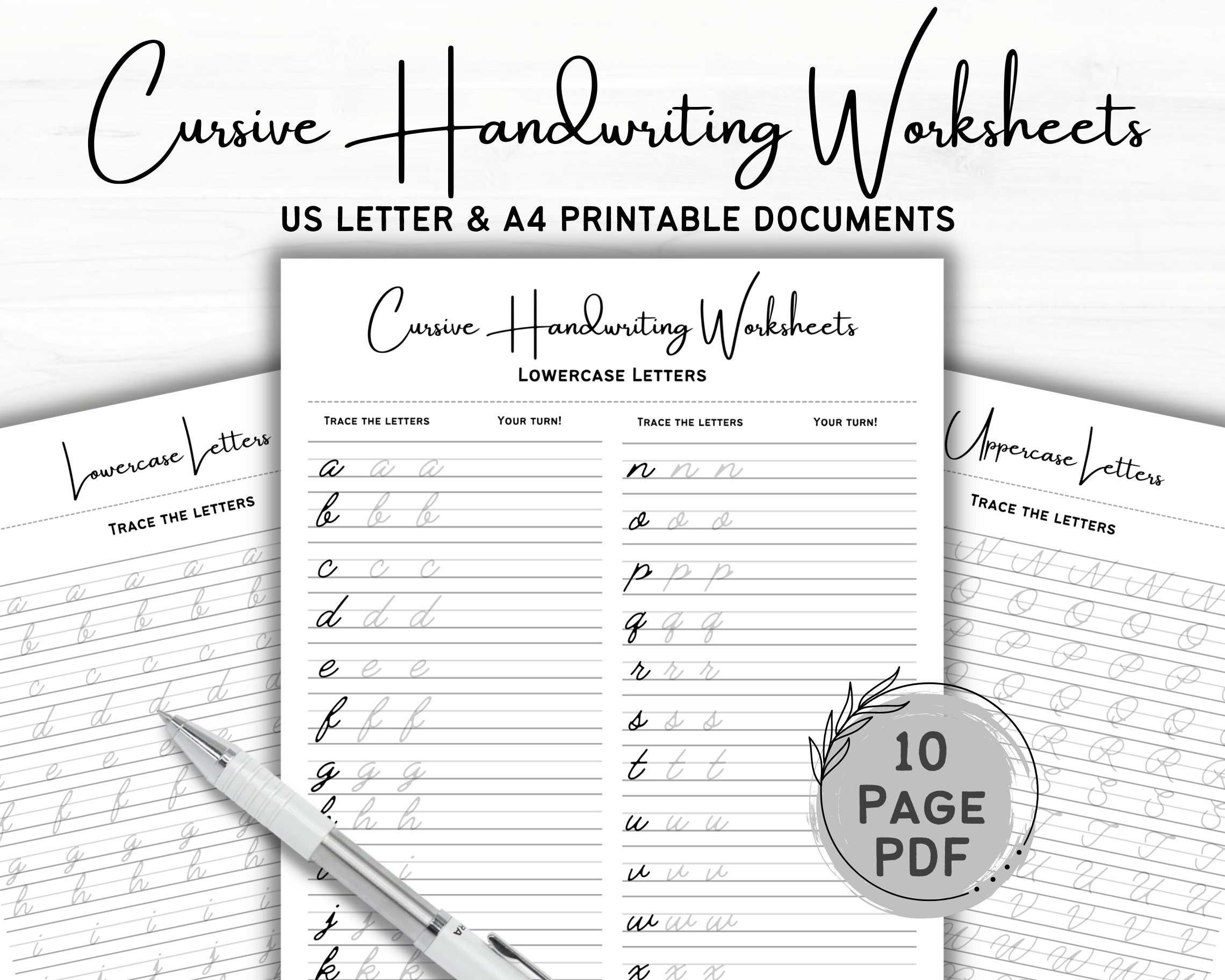 Handwriting Practice - Etsy