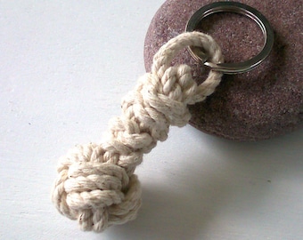 Sailor knot key ring with toulin apple