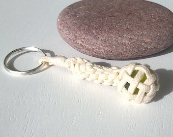 Sailor's keyring with Globe knot