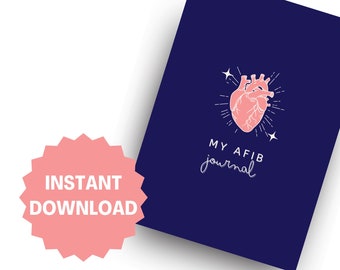 Afib & Heart Health Journal: 6-Month Episode Tracker (Printable)