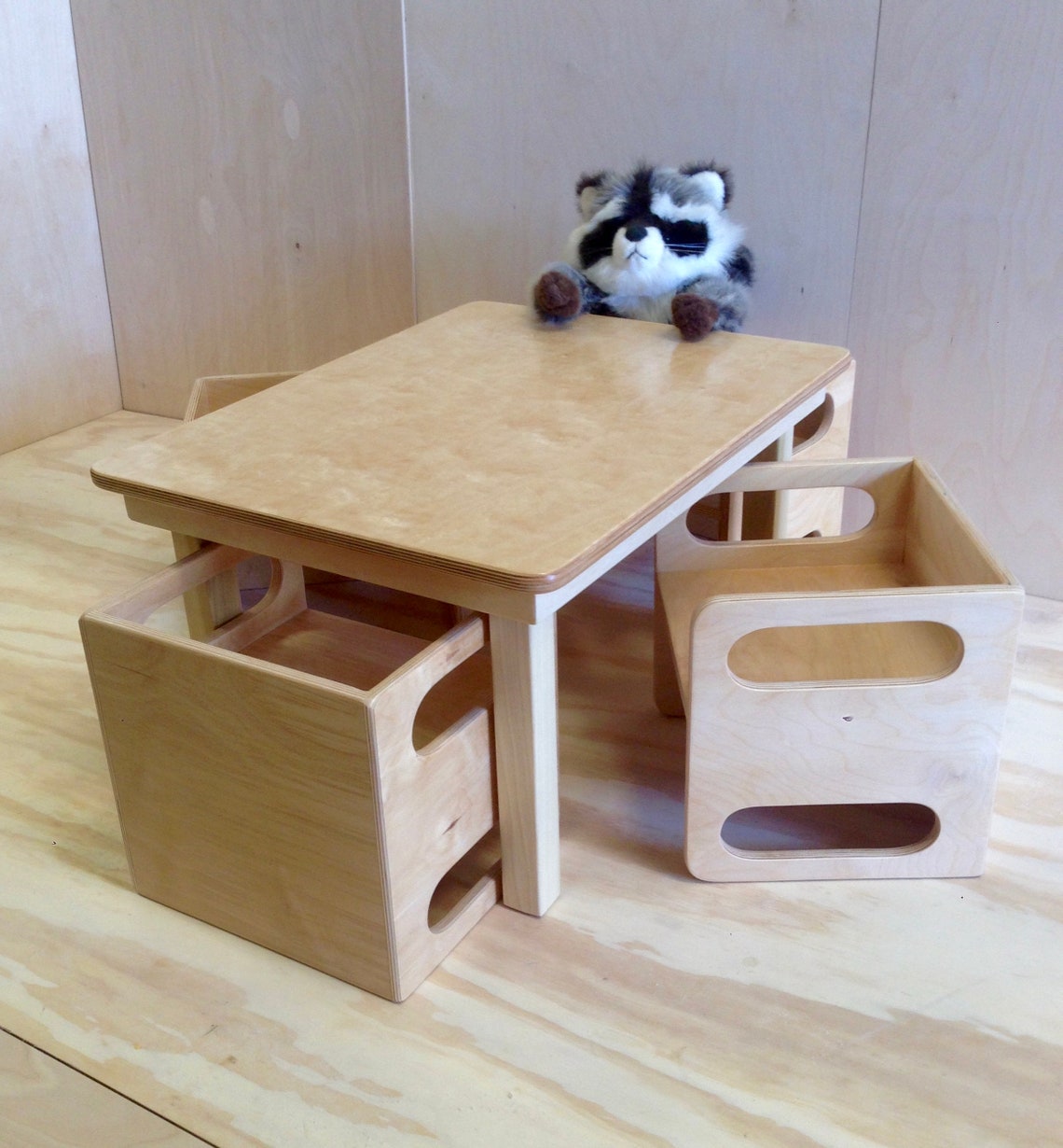 Adjustable Weaning Table for Kids Montessori Toddler Wooden Etsy