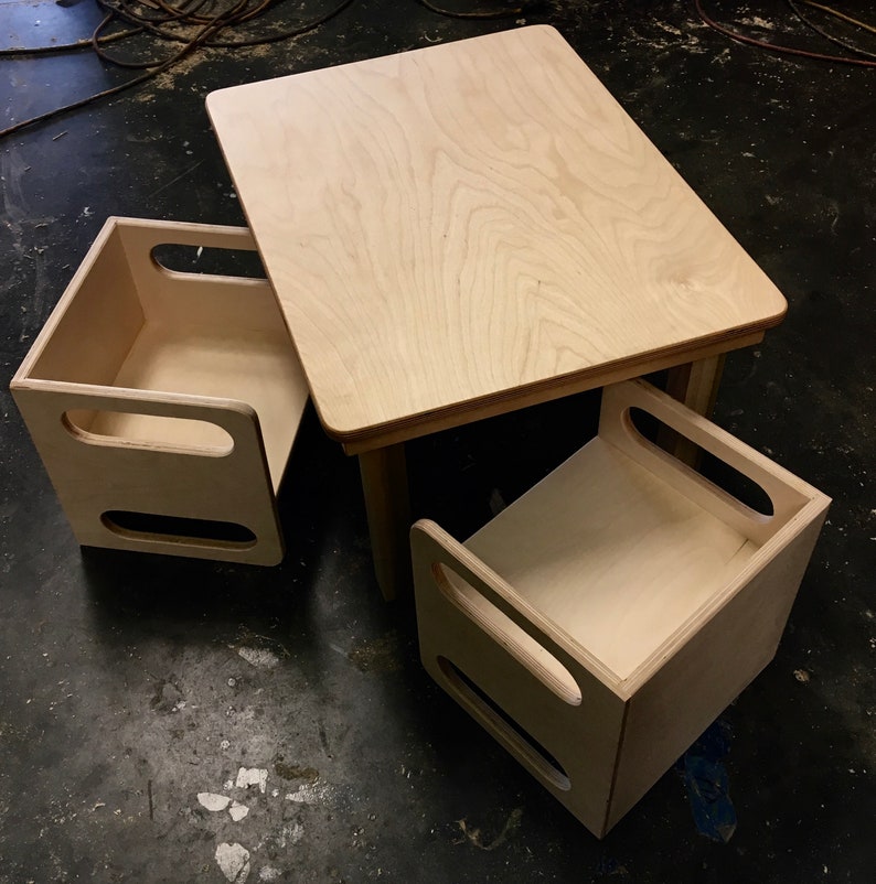 Adjustable Weaning Table for Kids Montessori Toddler Wooden Etsy