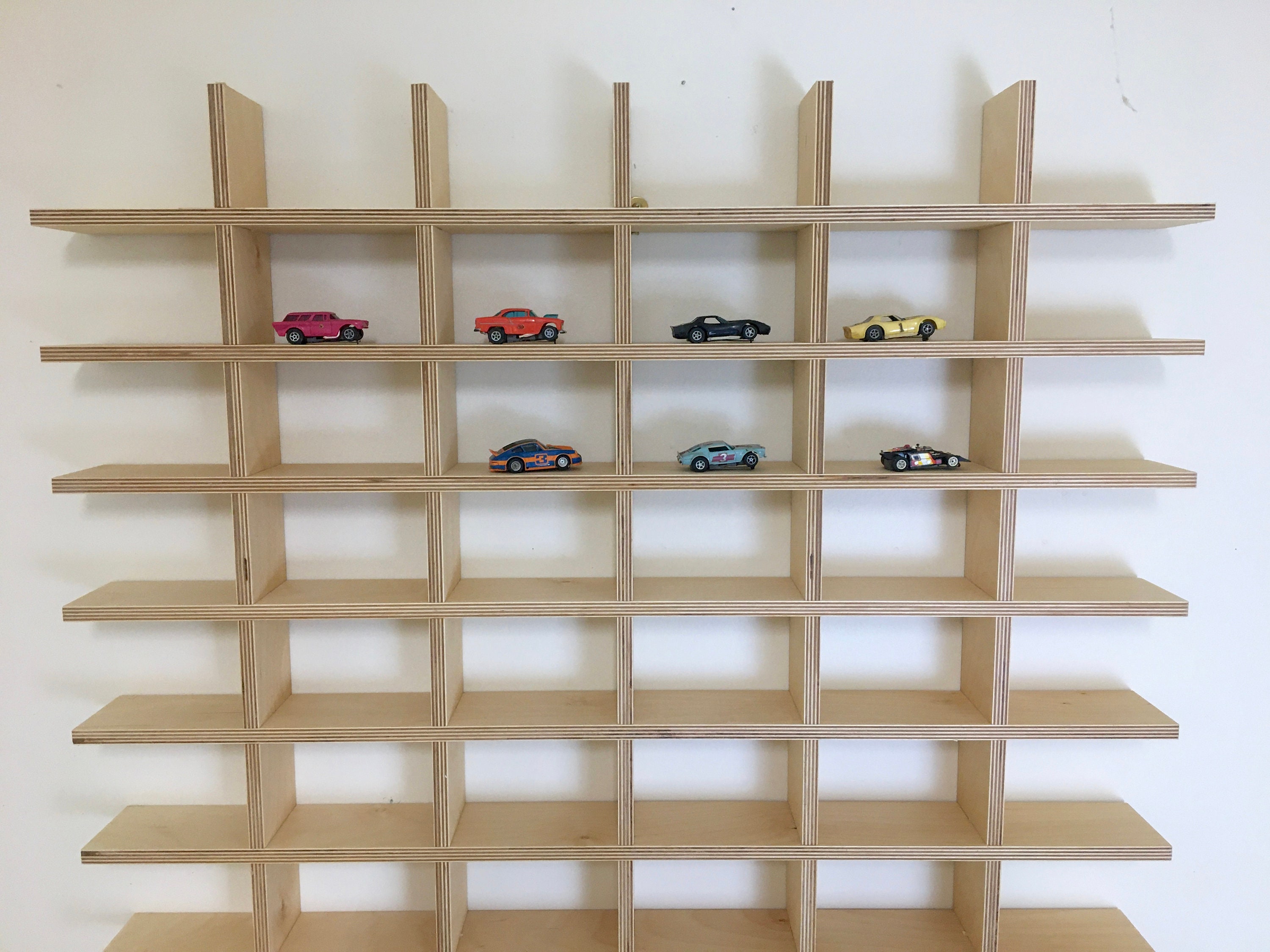 Display Cubbie Cubby Open Display Shelf, 3ft X 4 Ft - 72 Cubby Grid for Displaying ...
