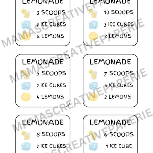 Lemonade Sensory Bin DIGITAL DOWNLOAD | Childrens Activity | Lemon Activity | Homeschool | Lemonade Stand Activity