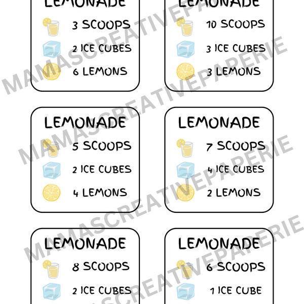Lemonade Sensory Bin DIGITAL DOWNLOAD | Childrens Activity | Lemon Activity | Homeschool | Lemonade Stand Activity