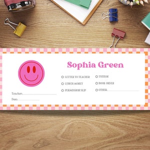 PERSONALIZED SCHOOL ENVELOPES | Back to School Envelope, School Envelopes for Kids, Money Envelopes, Digital Editable Printable