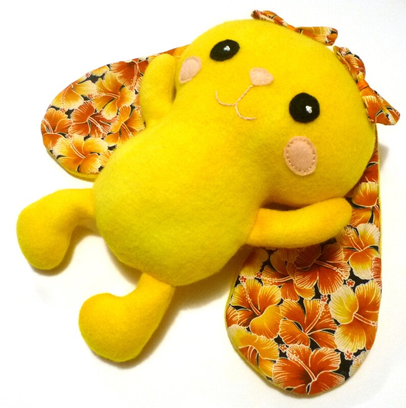 yellow bunny plush