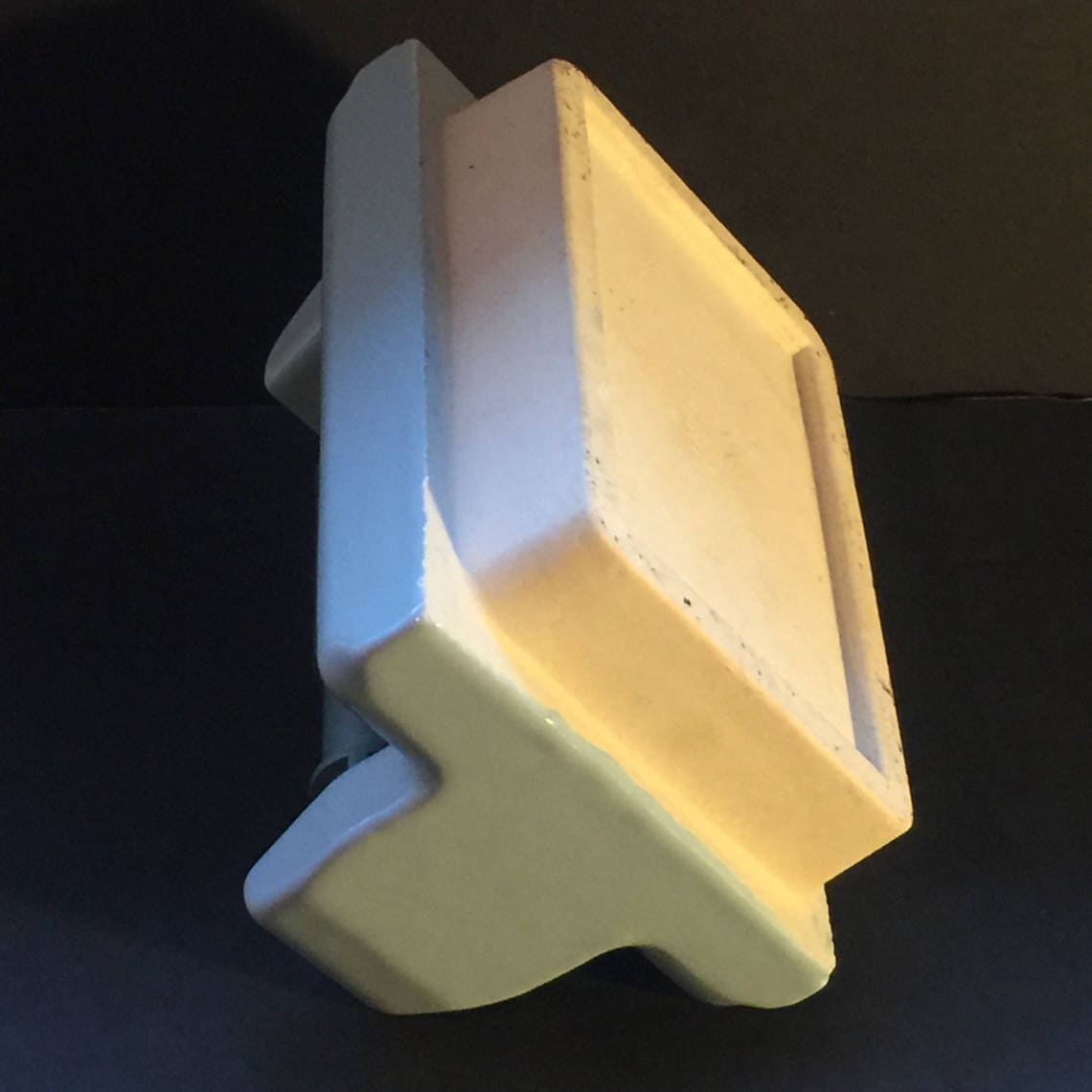 TOILET PAPER HOLDER Porcelain Ceramic Recessed 1960's Etsy