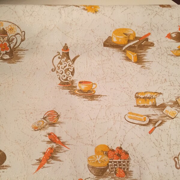 Vinyl Wallpaper Kitchen Etsy