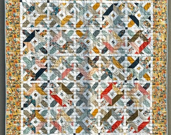 Goldenrod Throw Quilt