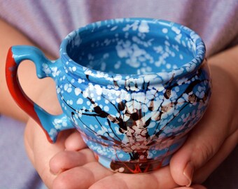 UKRAINE Ceramic mug Handmade