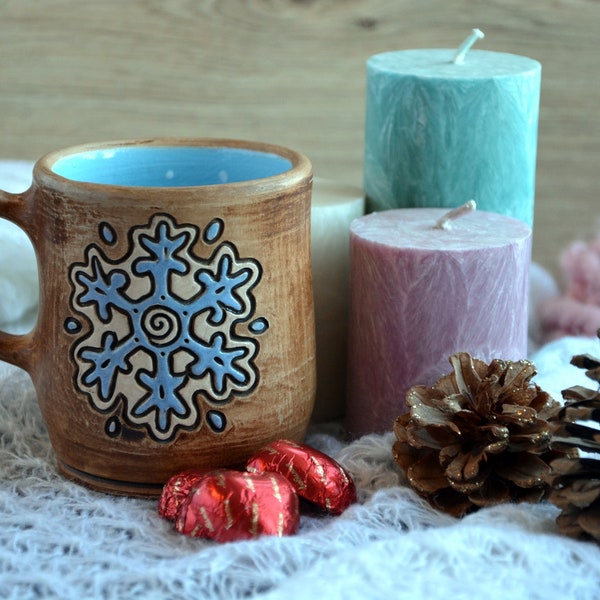 Rustic ceramic cup,  big cup of tea, Cup of coffee, brown ceramic mug, Handmade ceramic mug, Ceramic drinking mug, ceramic coffee mug